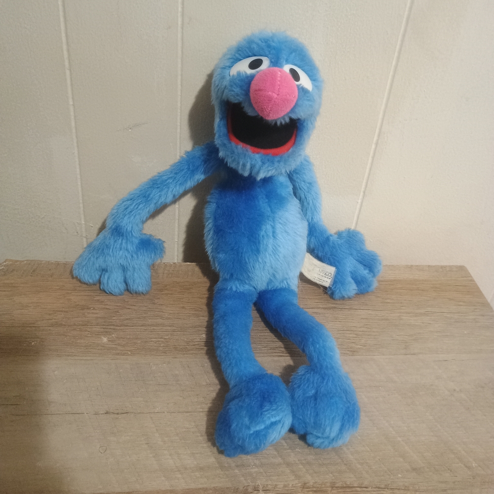 Grover Plush Stuffed Monster Toy Sesame Street Workshop Nanco 2003 17" - Picture 2 of 11
